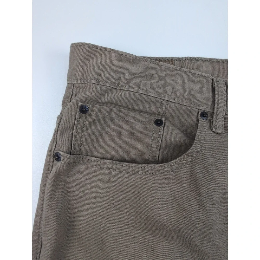 Levi's 559 Mens 44x28 Relaxed Straight Fit Twill Khaki Tan Beige Pants